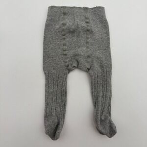 Baby Tights Bundle Lot of 4 Infant Footed Tights Gray White Carter's 0-6M 3M